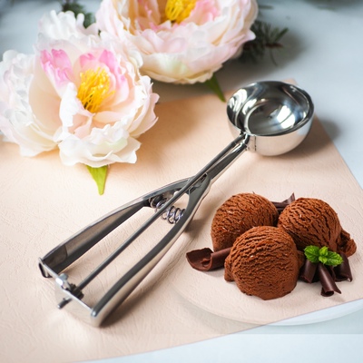 Ложка для шариков мороженого металлическая