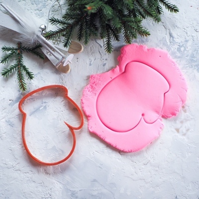 Вырубка Варежка 9,5*11,5 см