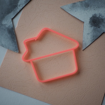 Вырубка Домик 10*11,5 см