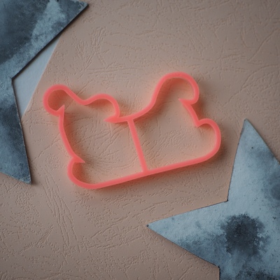 Вырубка Сани 10*7 см