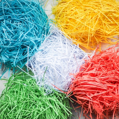 Бумажный декоративный наполнитель (тонкий), 50 гр одного цвета