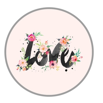 Наклейки Love, 24 шт