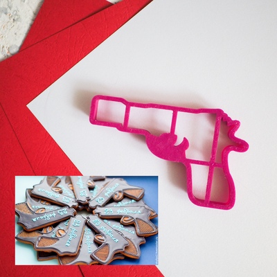 Вырубка Пистолет 9,5 х 5,5 см