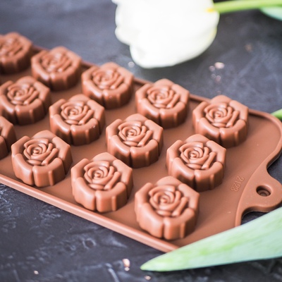 Форма для шоколада Розы