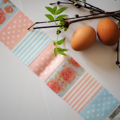 Пасхальная термоусадочная пленка Розы, на 7 яиц