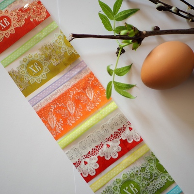 Пасхальная термоусадочная пленка Кружево, на 7 яиц