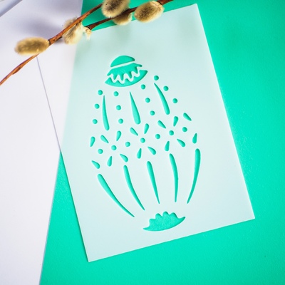 Трафарет Яйцо 1