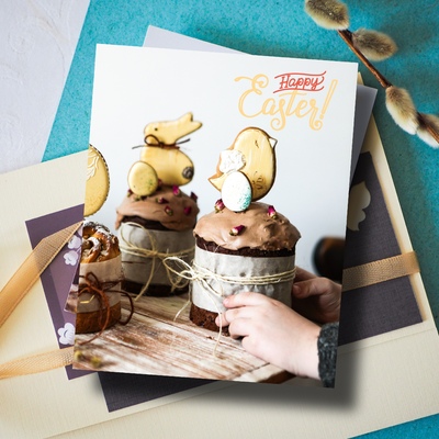 Открытка Куличи