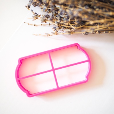 Вырубка Рамка фигурная 10,5*5,5 см