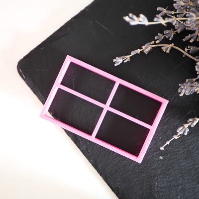 Вырубка Прямоугольник 9,5*6 см