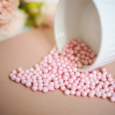 Посыпка Жемчуг (розовый), 50 гр