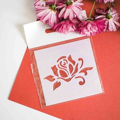 Трафарет Роза