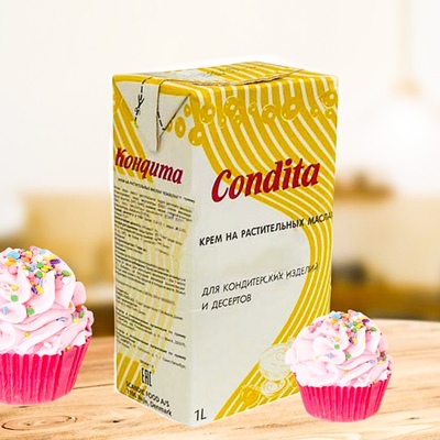 Крем на растительных маслах Condita  28% (Дания) 1 литр