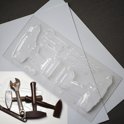 Форма пластиковая для шоколада Инструменты 26,5*12,5 см