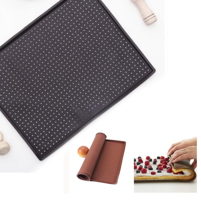 Силиконовый перфорированный  коврик для выпечки 30*38 см