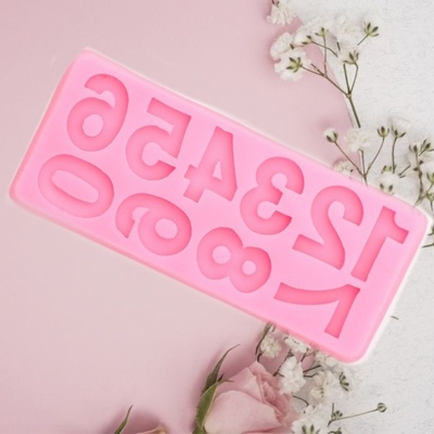 Силиконовый молд Цифры большие 175*78 мм