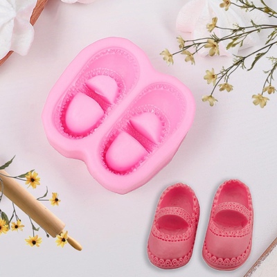 Силиконовый молд Туфельки 7,5*7 см