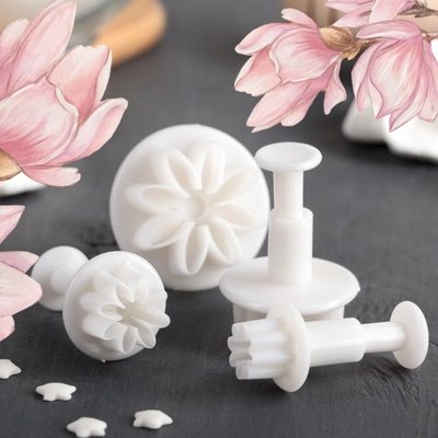 Плунжеры Цветы, 4 шт