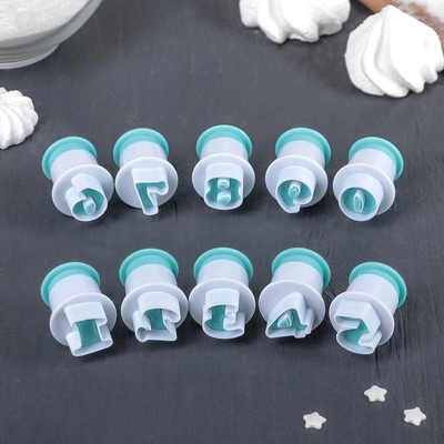 Плунжеры Цифры, набор 10 штук