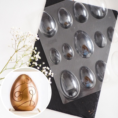 Форма пластиковая Яйца микс, 13 ячеек