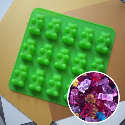 Форма силиконовая Мишки, 15 ячеек