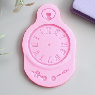 Молд силиконовый Карманные часы, 9х5.6 см