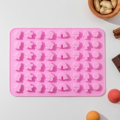 Форма для мармелада Летнее настроение, 48 ячеек, 20х14.5х1 см