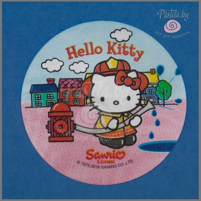 Вафельная картинка Hello Kitty № 3, 14,5 см