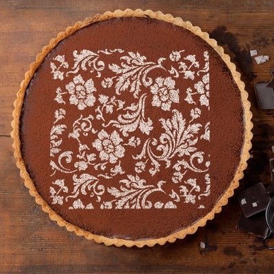 Трафарет Сад,  22*17 см